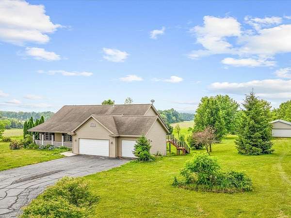5 Acres of Land with Home for Sale in Durand, Illinois