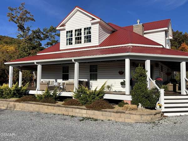 3.49 Acres of Land with Home for Sale in Sevierville, Tennessee