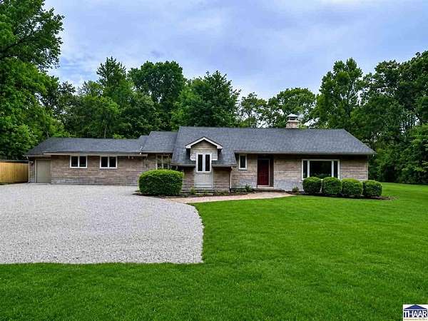 22.4 Acres of Recreational Land with Home for Sale in Terre Haute, Indiana