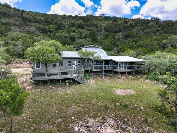 35.7 Acres of Recreational Land with Home for Sale in Leakey, Texas