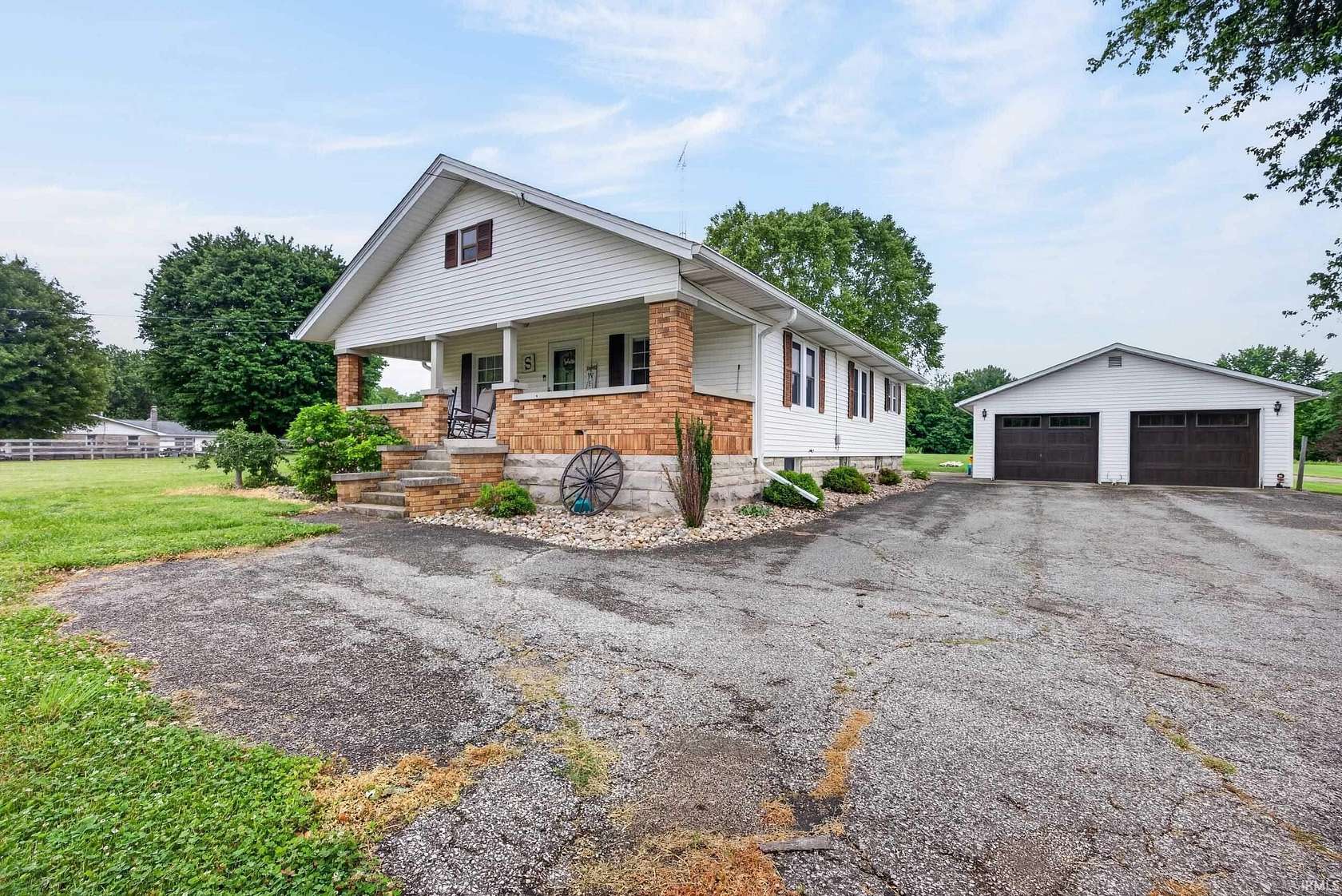 5 Acres of Land with Home for Sale in Bedford, Indiana