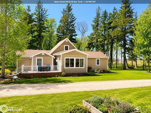 6.1 Acres of Land with Home for Sale in Lake Mills, Iowa
