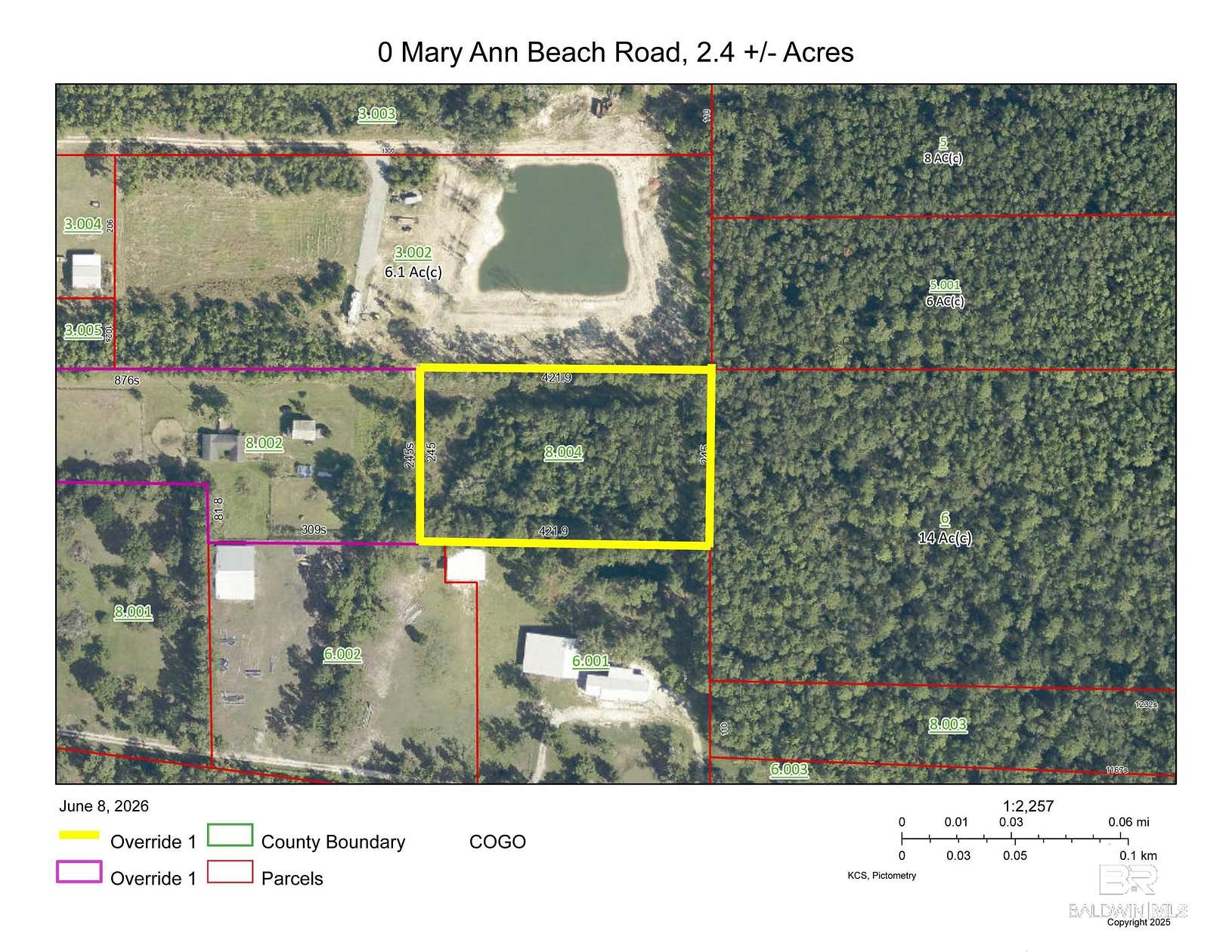 2.4 Acres of Land for Sale in Fairhope, Alabama