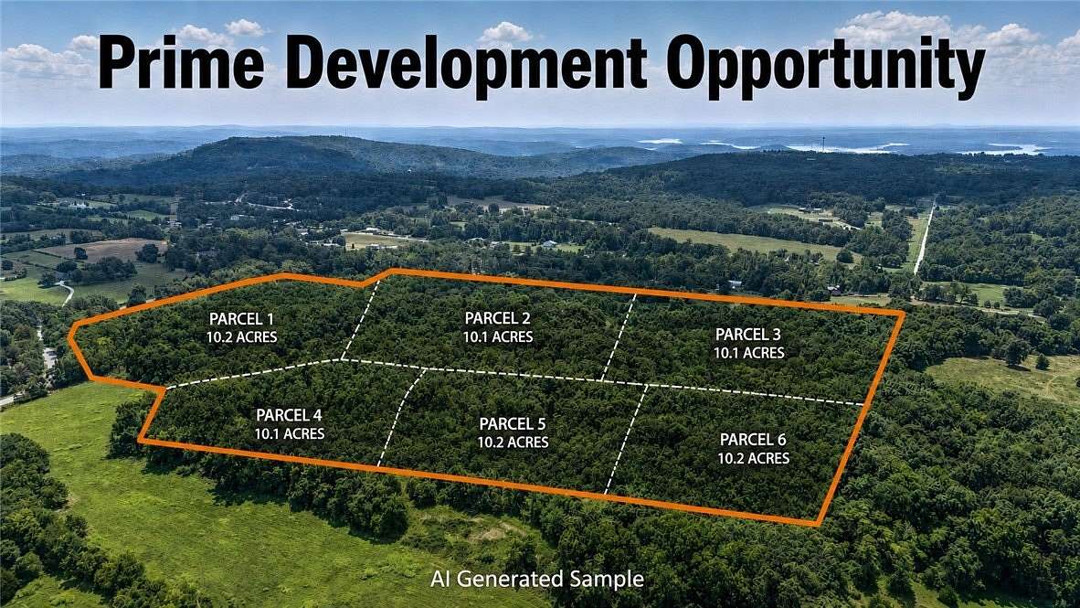 61.3 Acres of Recreational & Residential Land for Sale in Garfield, Arkansas