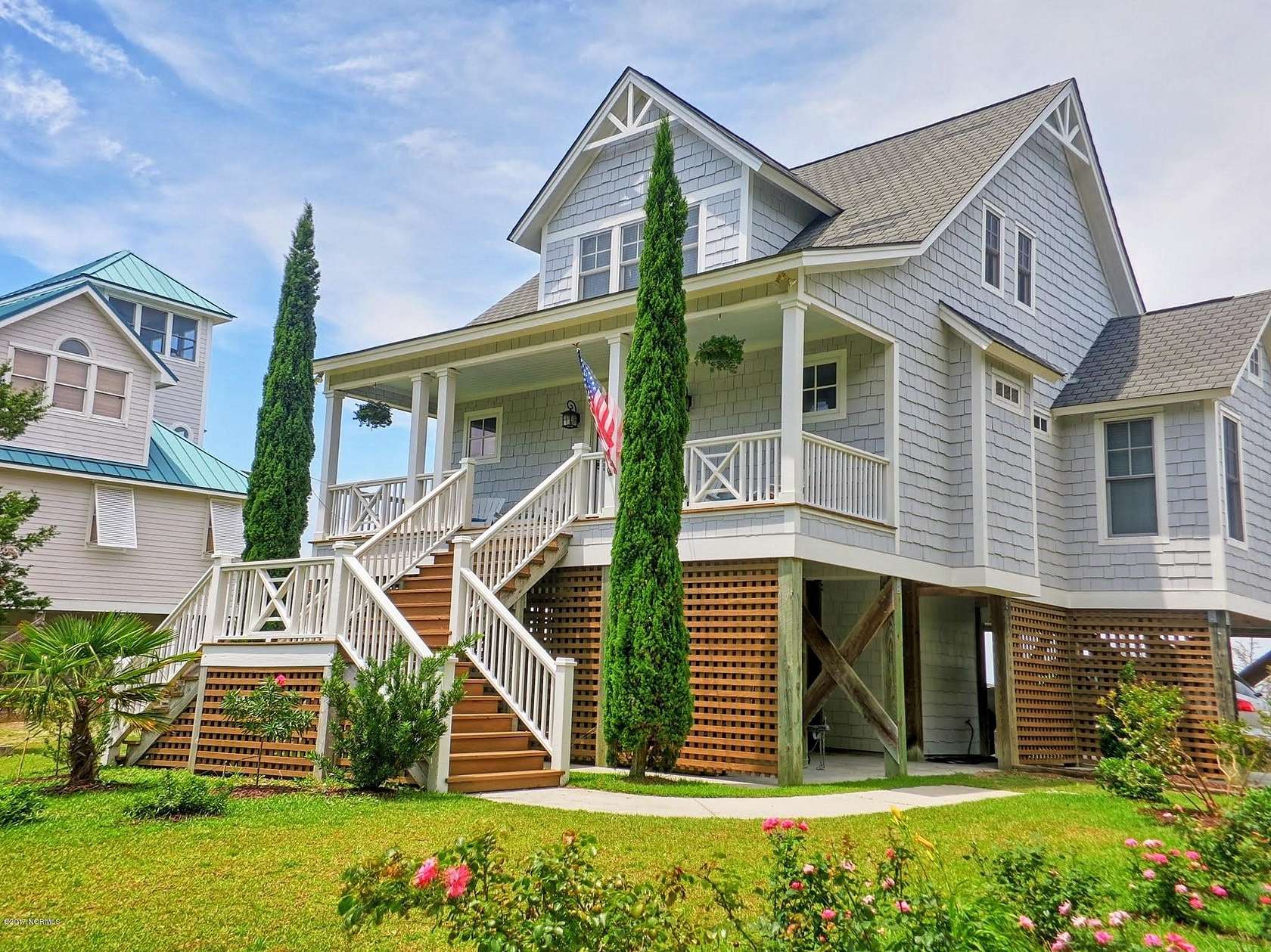 1.5 Acres of Land with Home for Sale in Harkers Island, North Carolina
