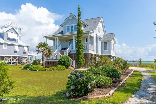 1.5 Acres of Land with Home for Sale in Harkers Island, North Carolina