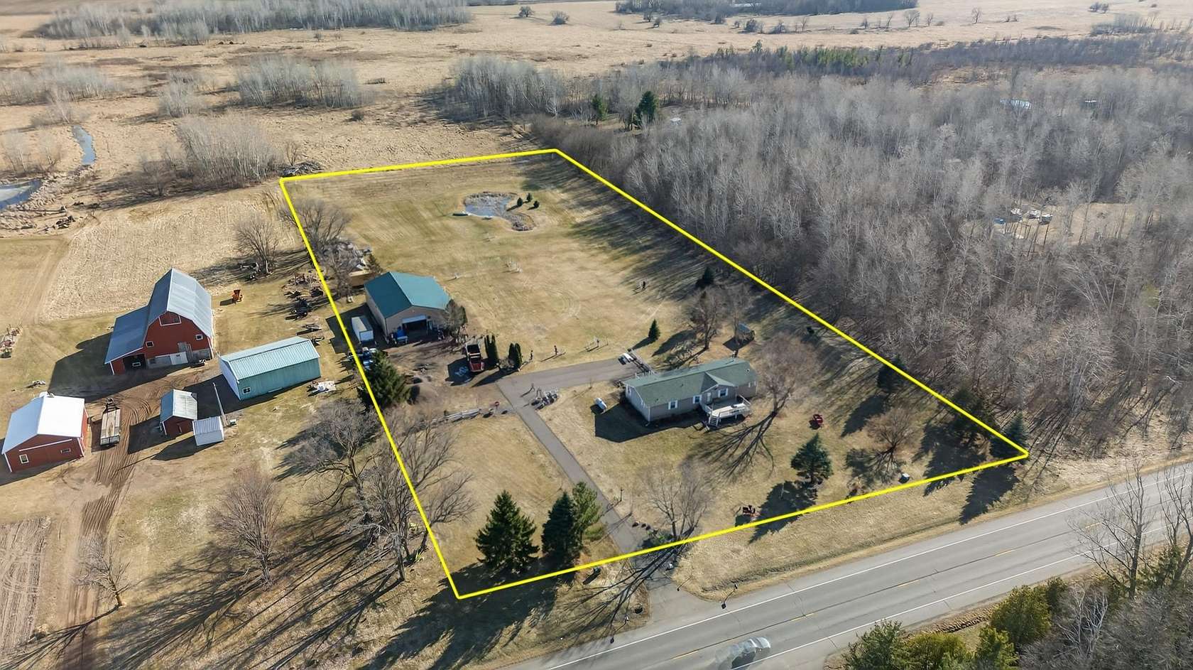 4.48 Acres of Land with Home for Sale in Pine City, Minnesota