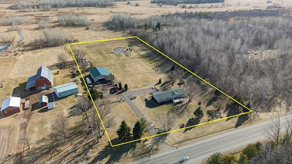 4.48 Acres of Land with Home for Sale in Pine City, Minnesota