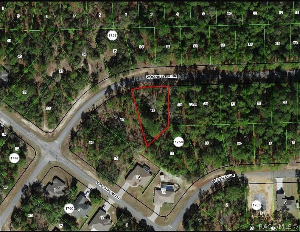 0.34 Acres of Residential Land for Sale in Citrus Springs, Florida