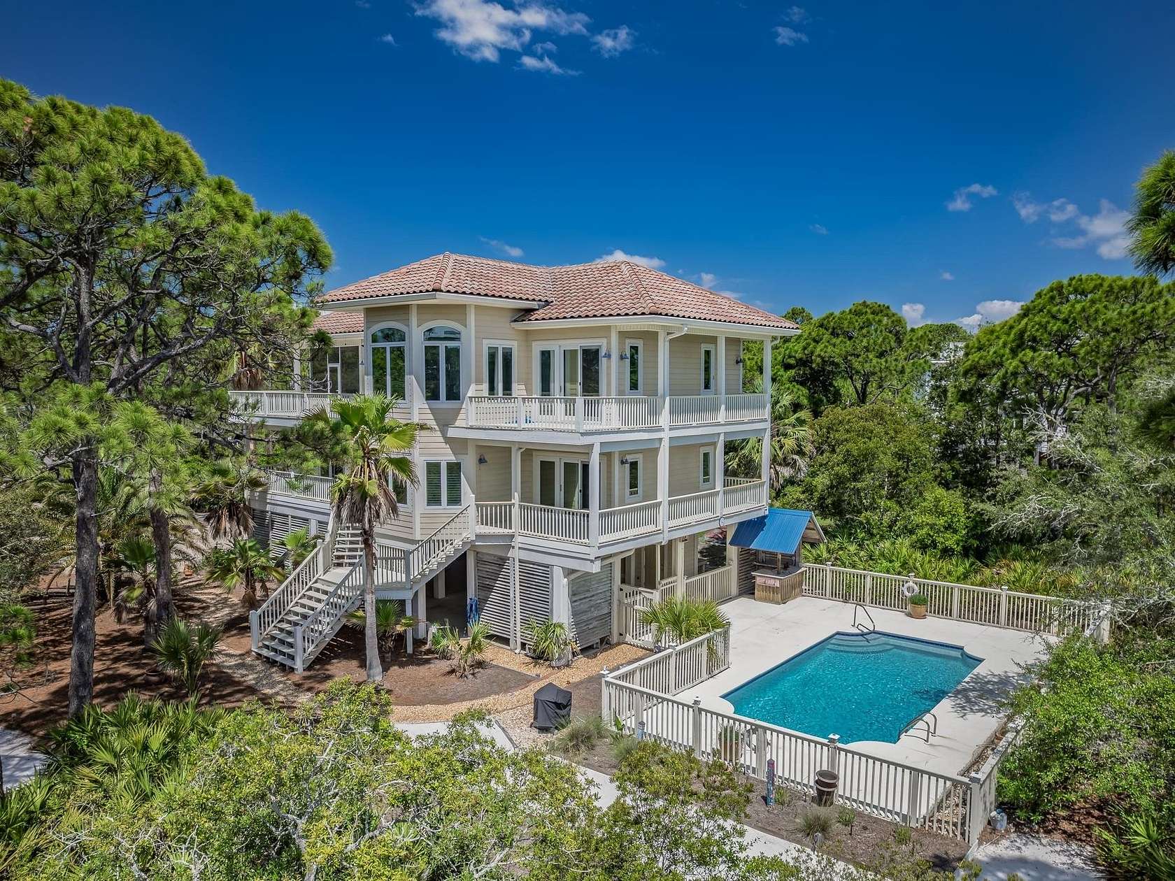 2 Acres of Land with Home for Sale in St. George Island, Florida
