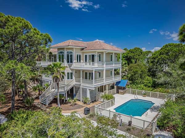 2 Acres of Land with Home for Sale in St. George Island, Florida