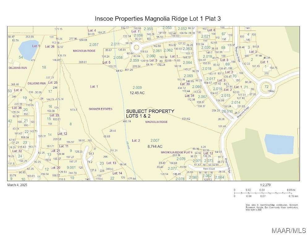 21.2 Acres of Land for Sale in Millbrook, Alabama