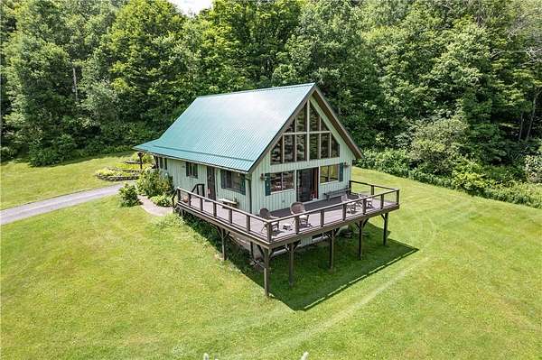 15.8 Acres of Recreational Land with Home for Sale in Walton, New York
