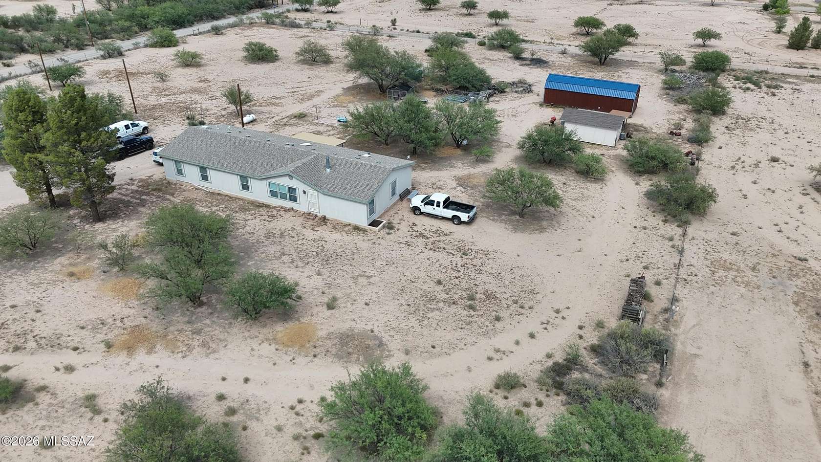 4 Acres of Land with Home for Sale in Benson, Arizona