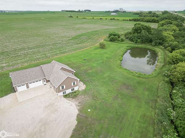 15.7 Acres of Land with Home for Sale in New Hampton, Iowa