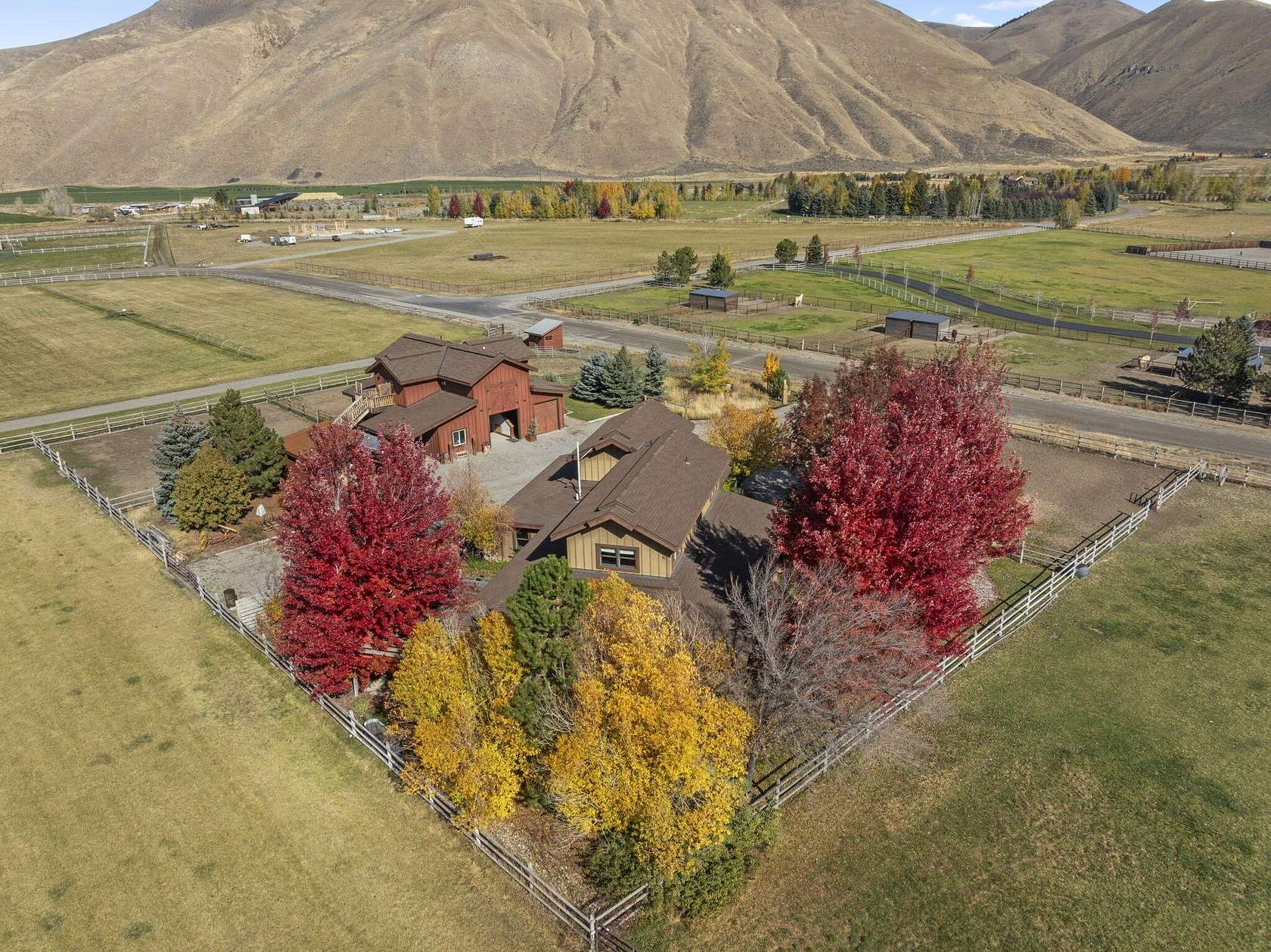 5.67 Acres of Land with Home for Sale in Bellevue, Idaho