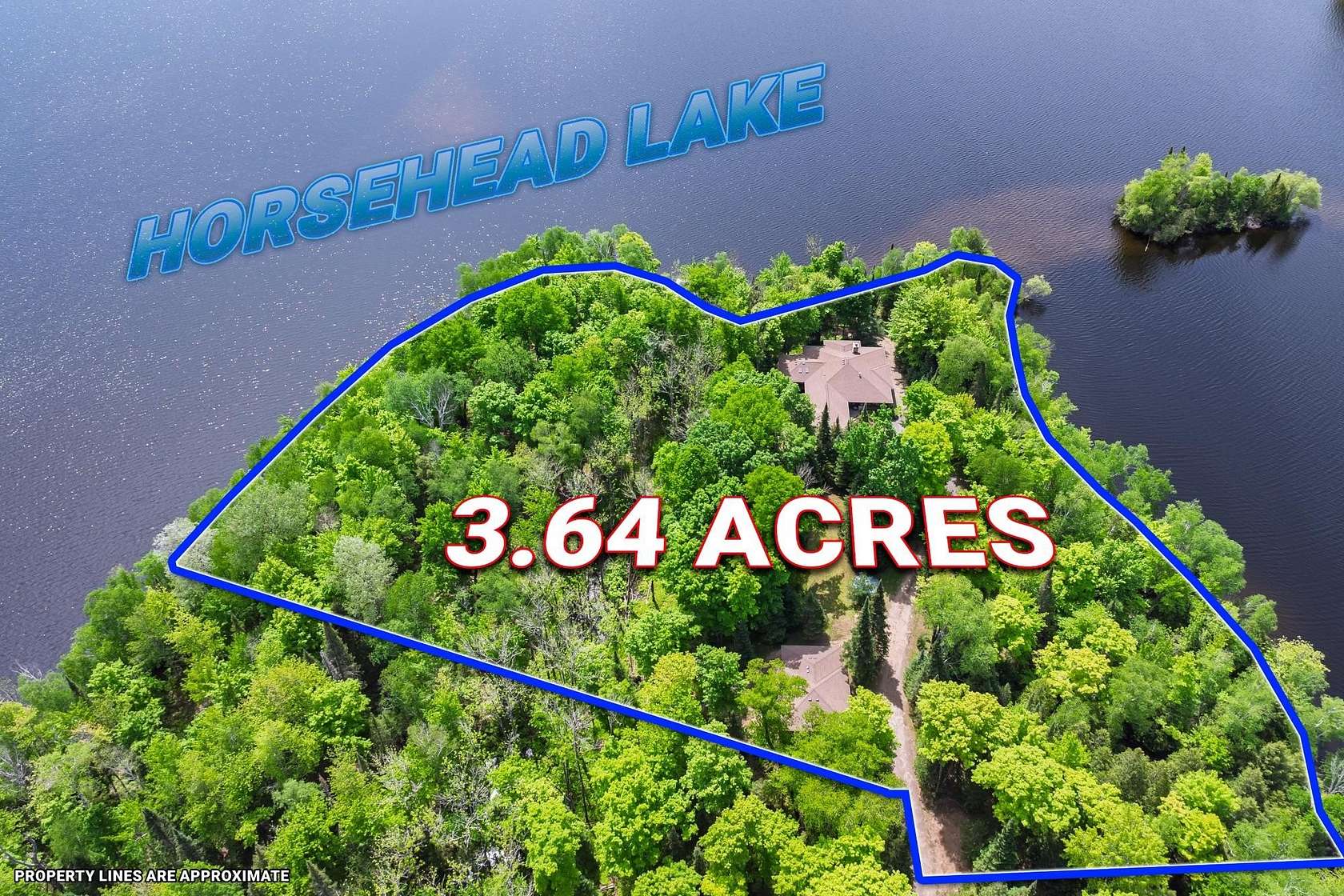 3.64 Acres of Land with Home for Sale in Presque Isle, Wisconsin