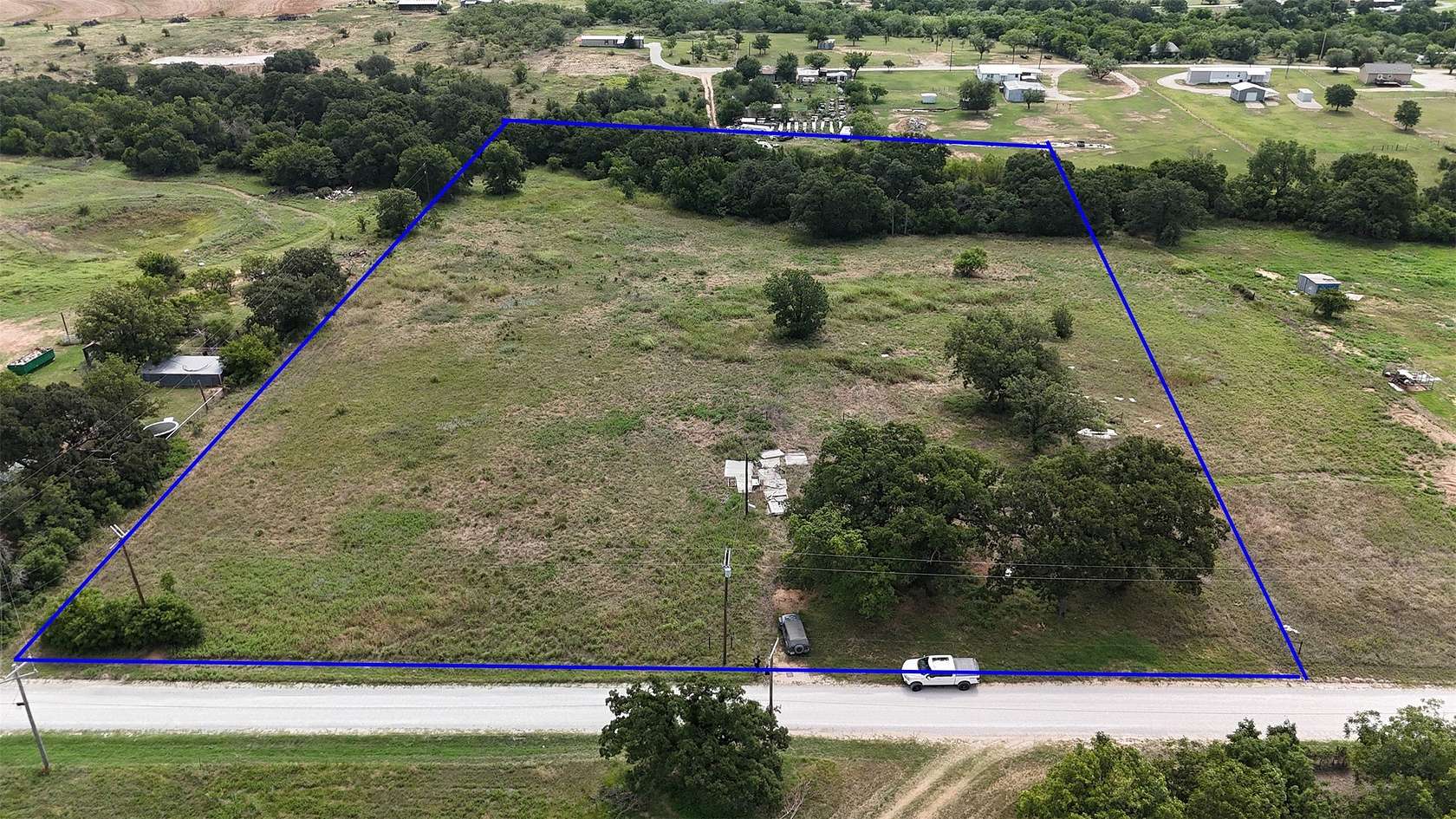 6.8 Acres of Land for Sale in Newcastle, Texas
