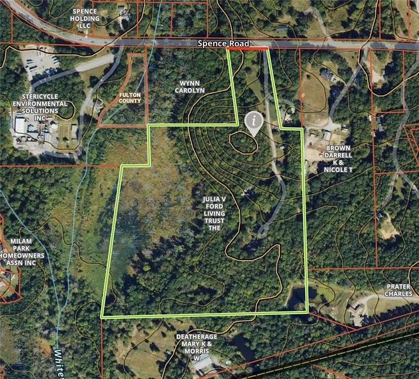32.9 Acres of Land for Sale in South Fulton, Georgia