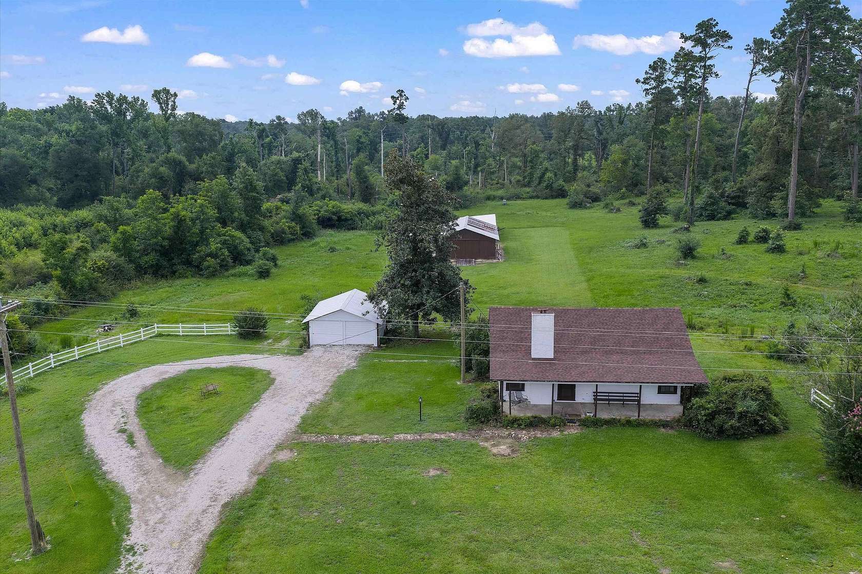 16.8 Acres of Land with Home for Sale in Center, Texas