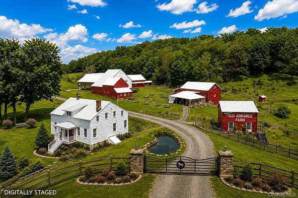 136 Acres of Agricultural Land with Home for Sale in Staatsburg, New York