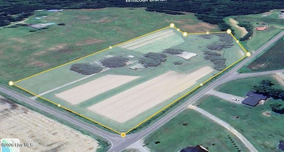 8.22 Acres of Land with Home for Sale in Mount Olive, North Carolina