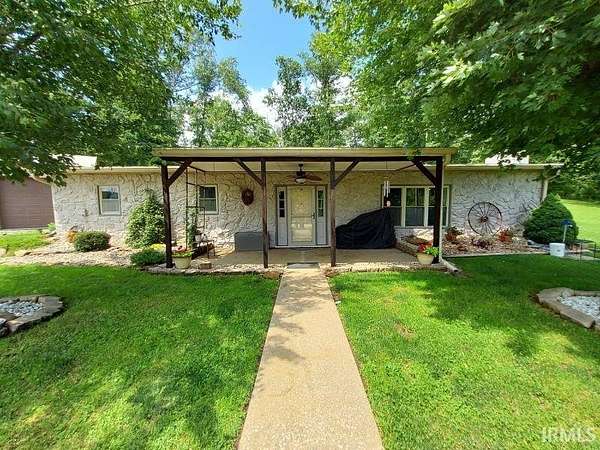 4.1 Acres of Land with Home for Sale in Huntingburg, Indiana
