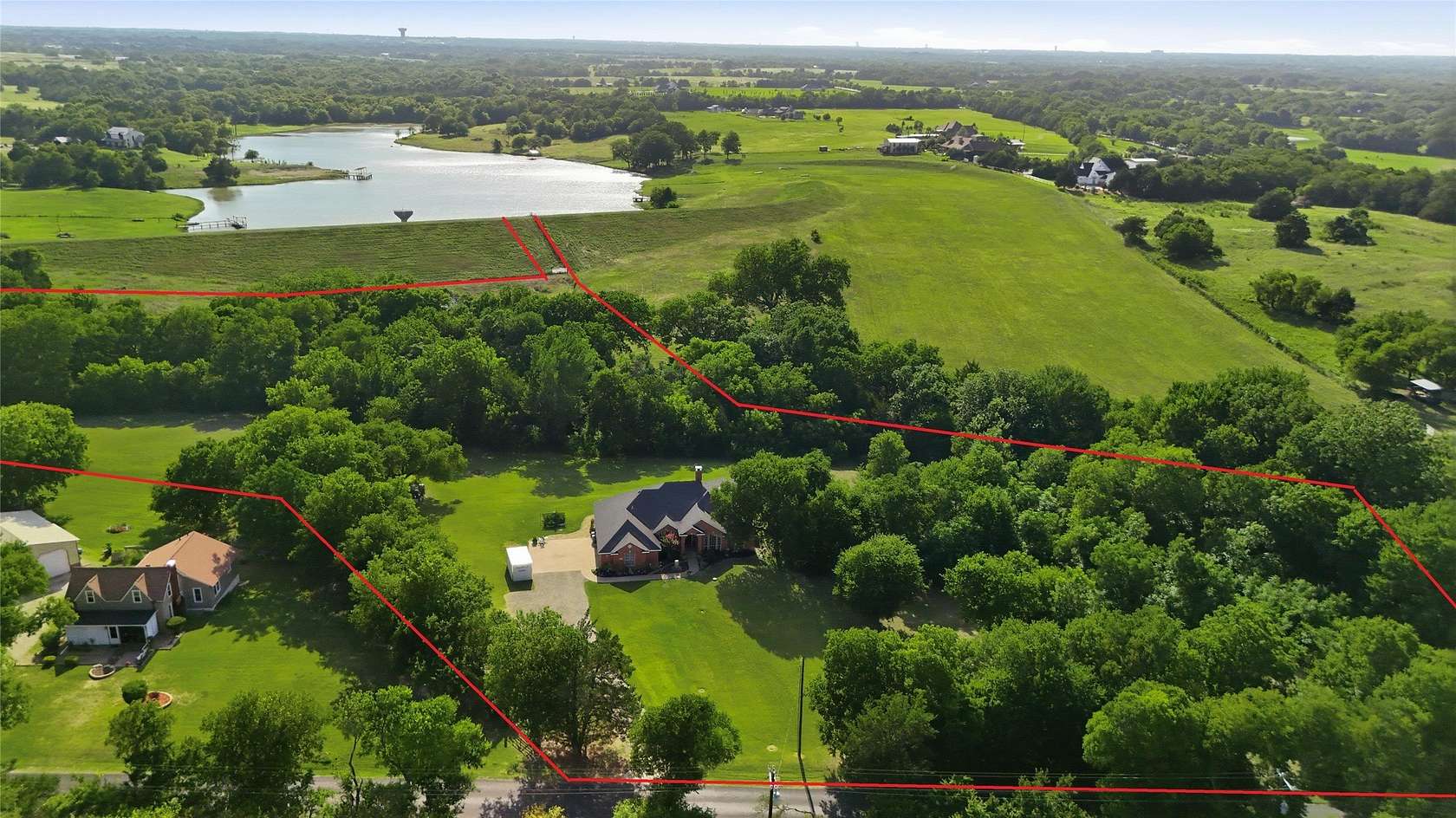 7.42 Acres of Land with Home for Sale in Midlothian, Texas