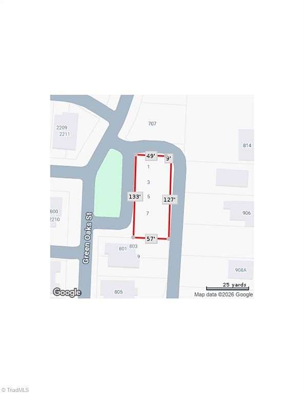 0.51 Acres of Residential Land for Sale in Greensboro, North Carolina