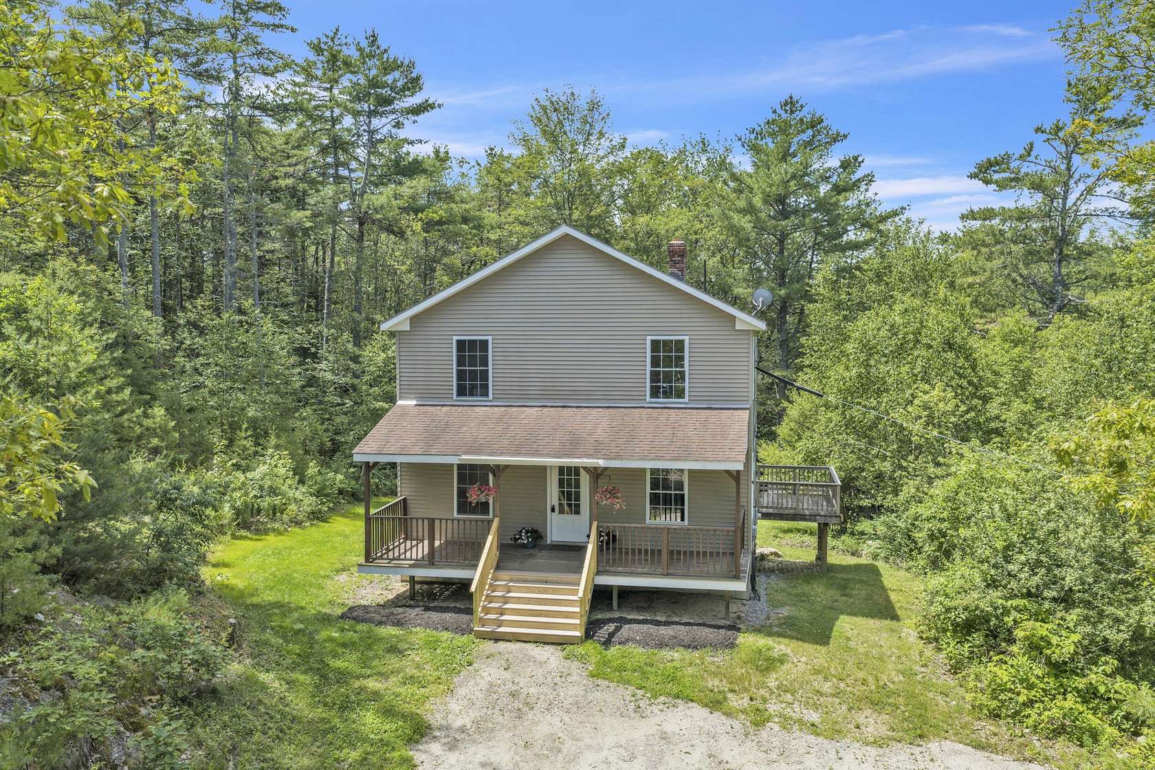 2 Acres of Land with Home for Sale in West Bath Town, Maine