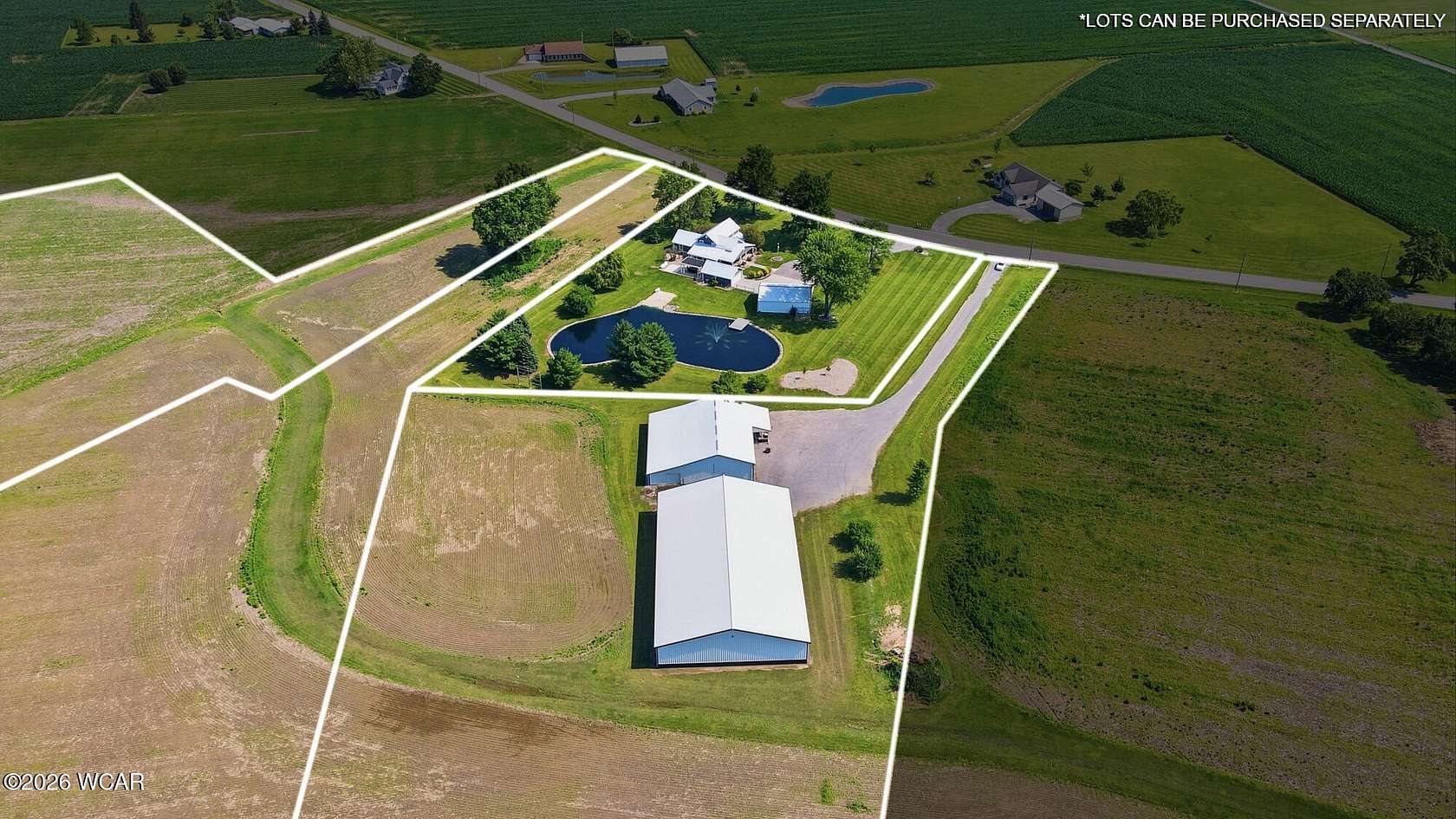 7 Acres of Land with Home for Sale in Elida, Ohio