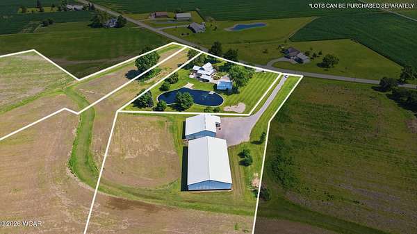 7 Acres of Land with Home for Sale in Elida, Ohio