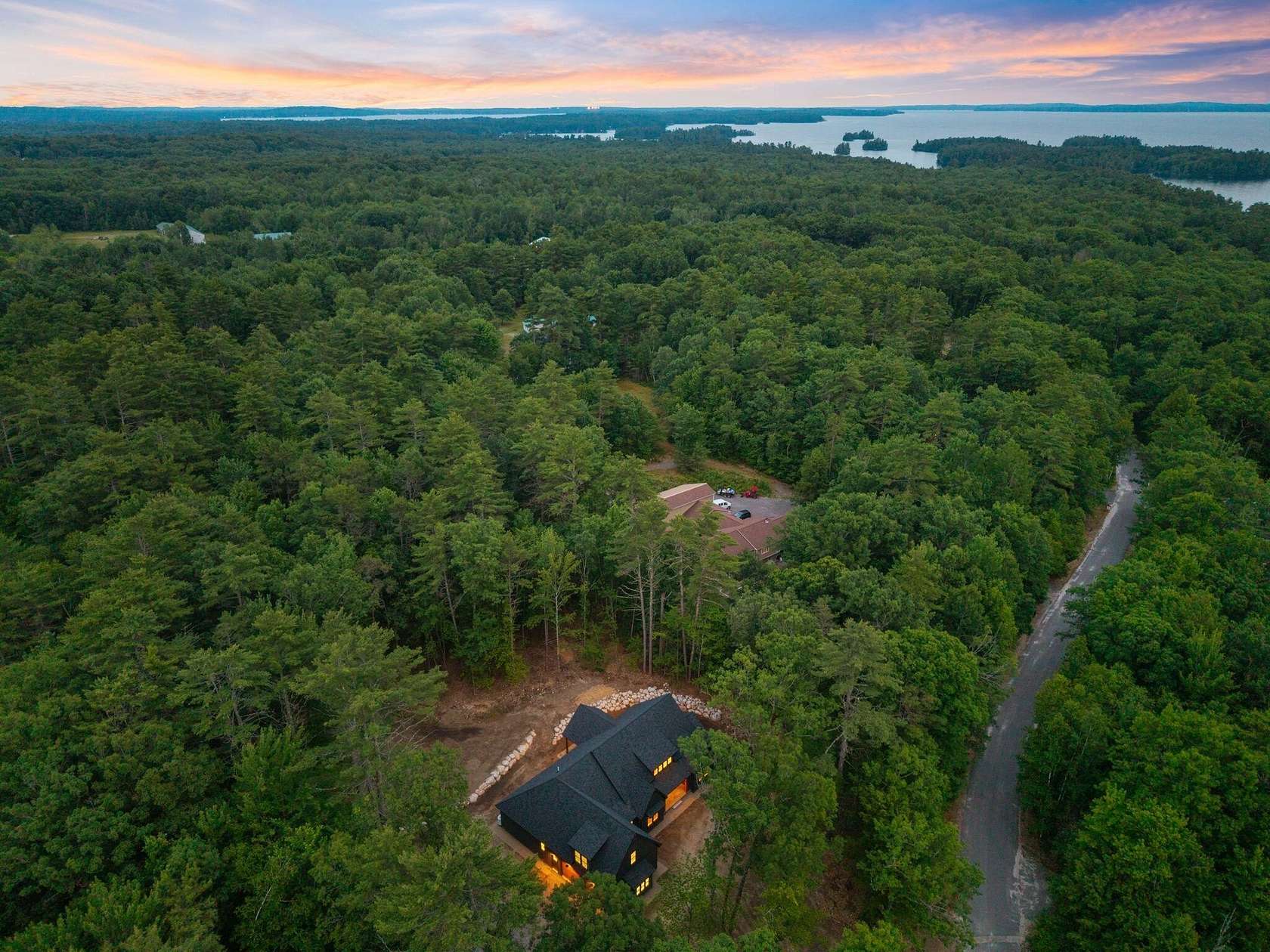 1.86 Acres of Land with Home for Sale in Casco, Maine