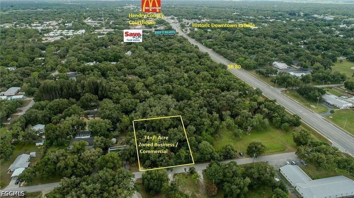 0.74 Acres of Commercial Land for Sale in LaBelle, Florida