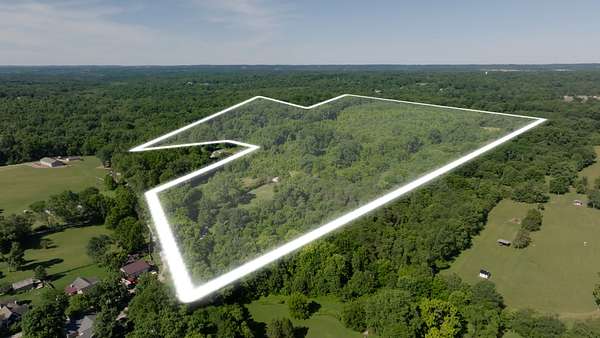 56.7 Acres of Recreational Land with Home for Auction in Bloomington, Indiana
