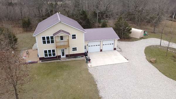 6.69 Acres of Land with Home for Sale in Salem, Missouri
