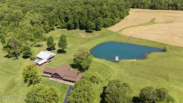 102 Acres of Land with Home for Sale in Bedford, Kentucky