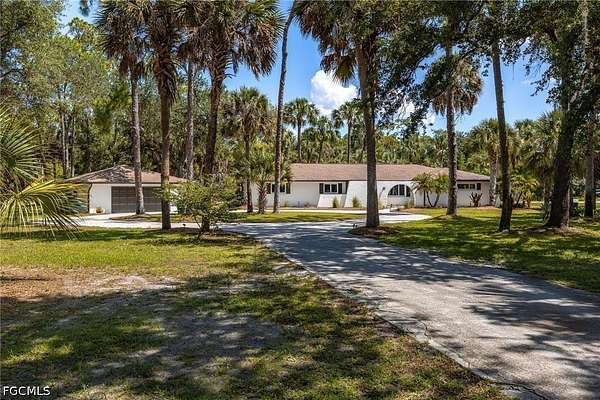 4.9 Acres of Land with Home for Sale in North Fort Myers, Florida