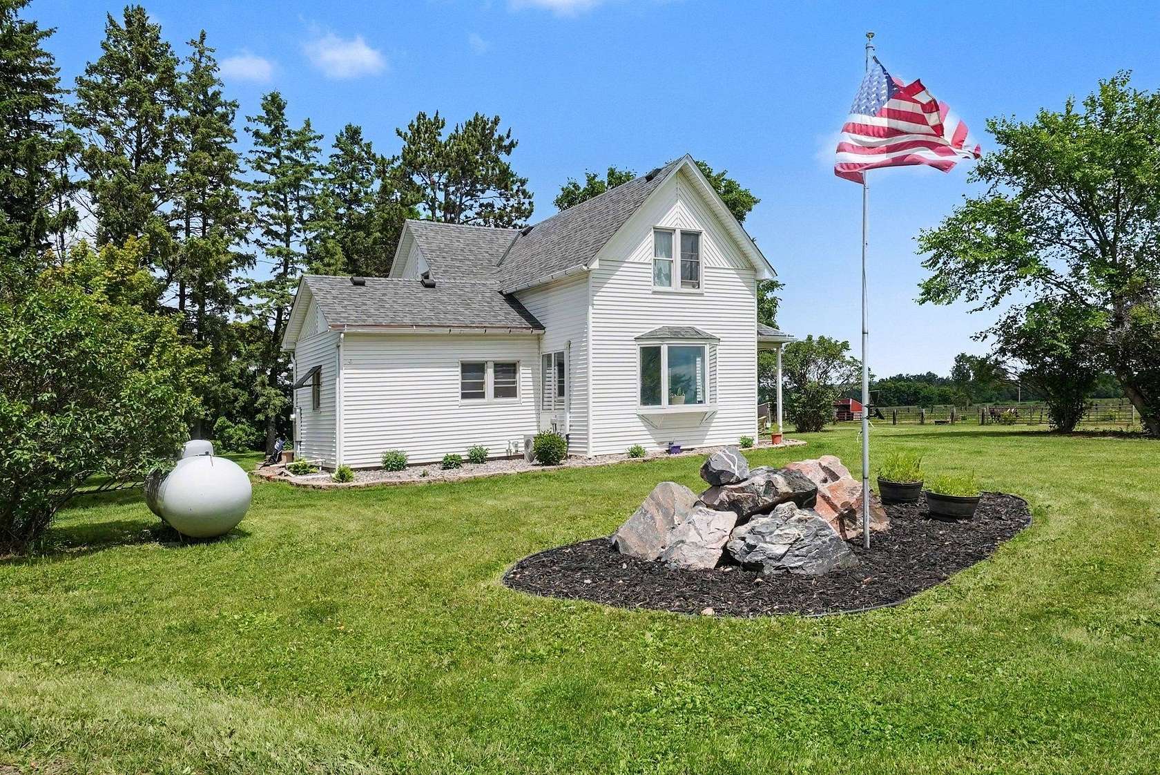 10 Acres of Land with Home for Sale in Shafer, Minnesota
