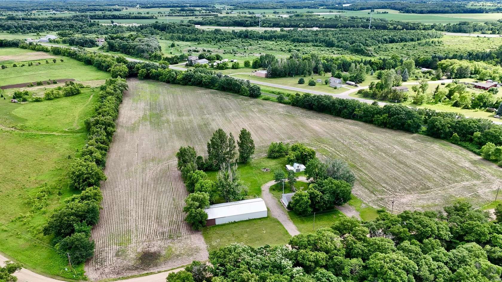 11.5 Acres of Land with Home for Sale in St. Cloud, Minnesota