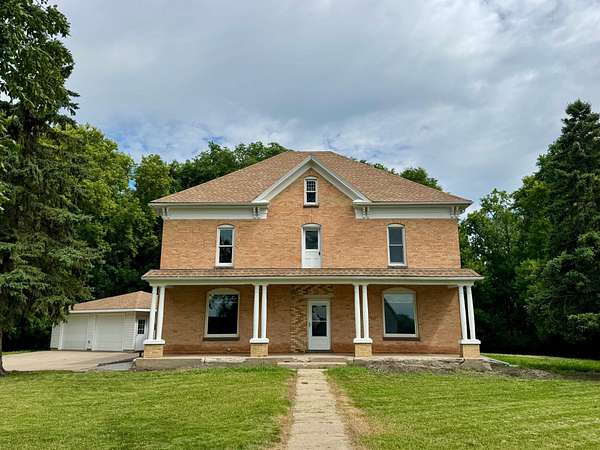 10 Acres of Land with Home for Sale in Sacred Heart, Minnesota