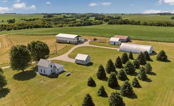 10 Acres of Land with Home for Sale in Mantorville, Minnesota