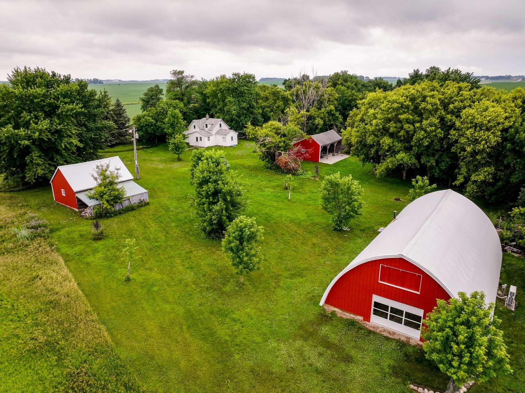 5 Acres of Land with Home for Sale in Appleton, Minnesota