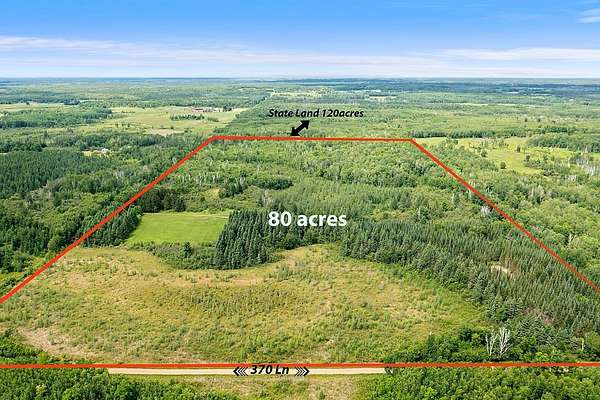 80 Acres of Recreational & Residential Land for Sale in McGregor, Minnesota