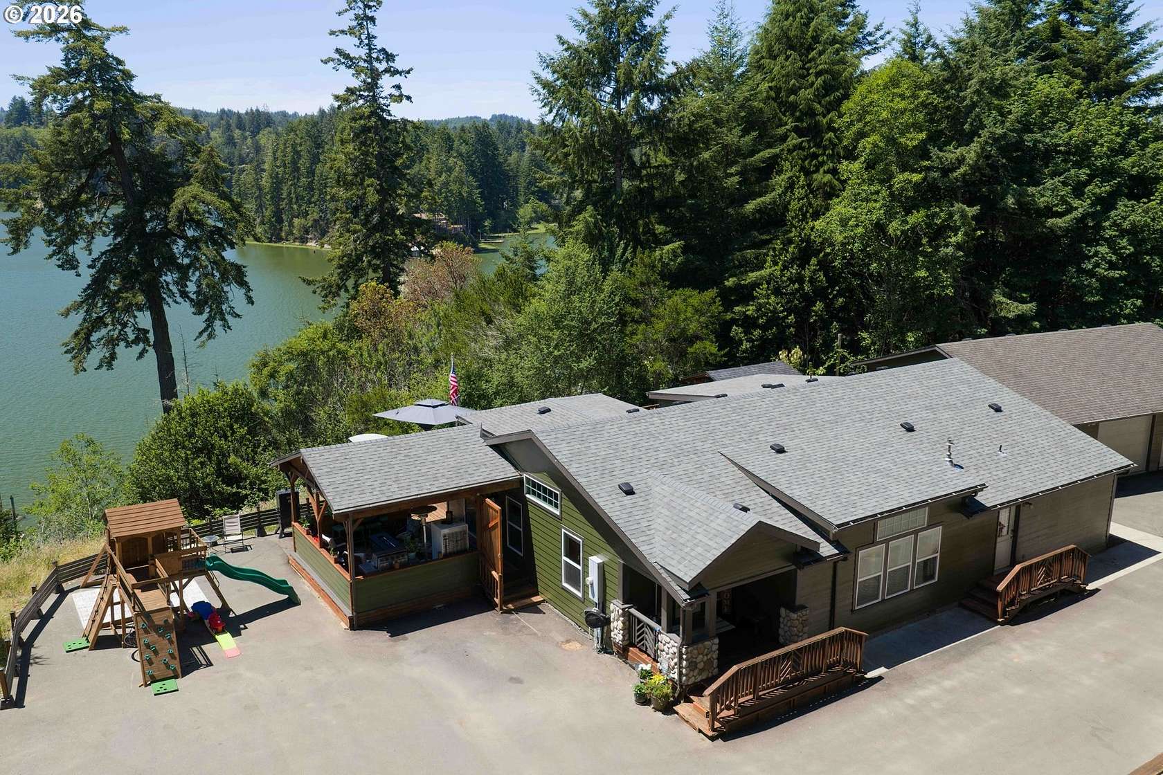 2.39 Acres of Land with Home for Sale in Lakeside, Oregon