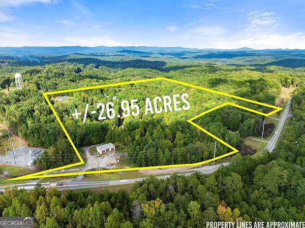 28 Acres of Recreational Land with Home for Sale in Dawsonville, Georgia