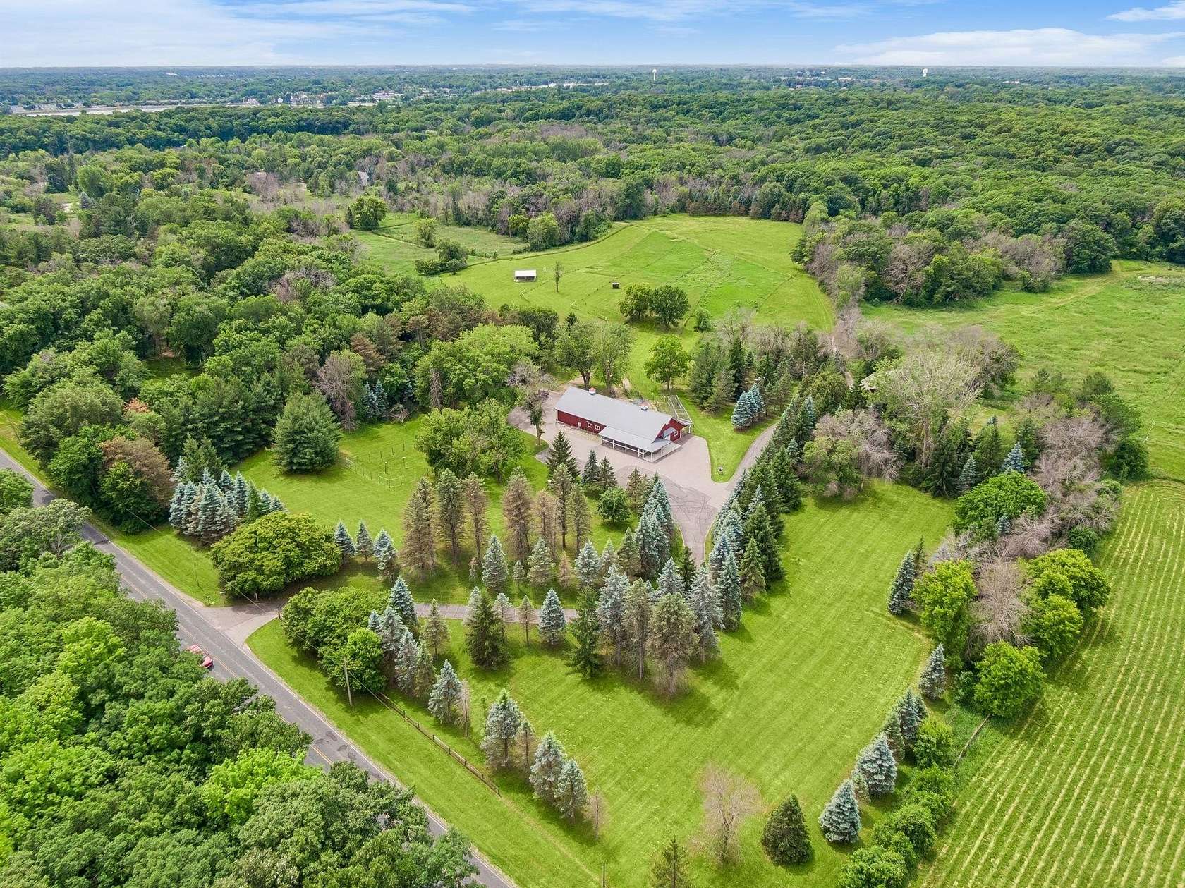 27.5 Acres of Land with Home for Sale in Long Lake, Minnesota