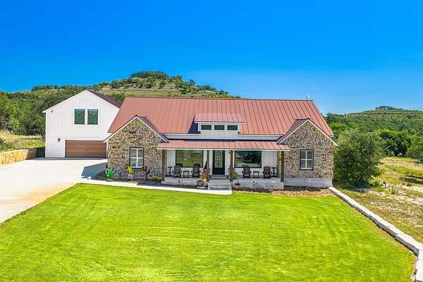 26.4 Acres of Recreational Land with Home for Sale in Blanco, Texas