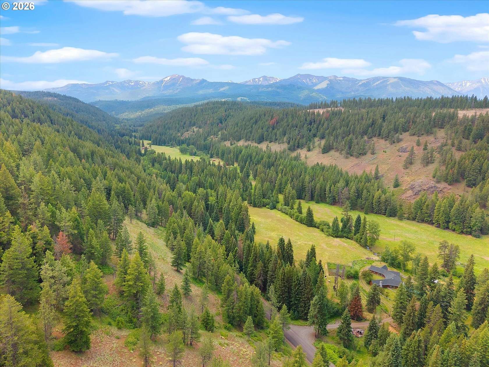 113 Acres of Recreational Land with Home for Sale in Joseph, Oregon