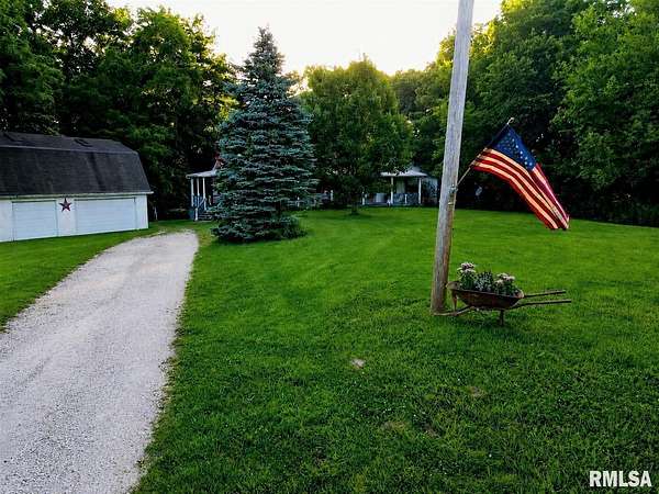 30 Acres of Recreational Land with Home for Sale in Liberty, Illinois